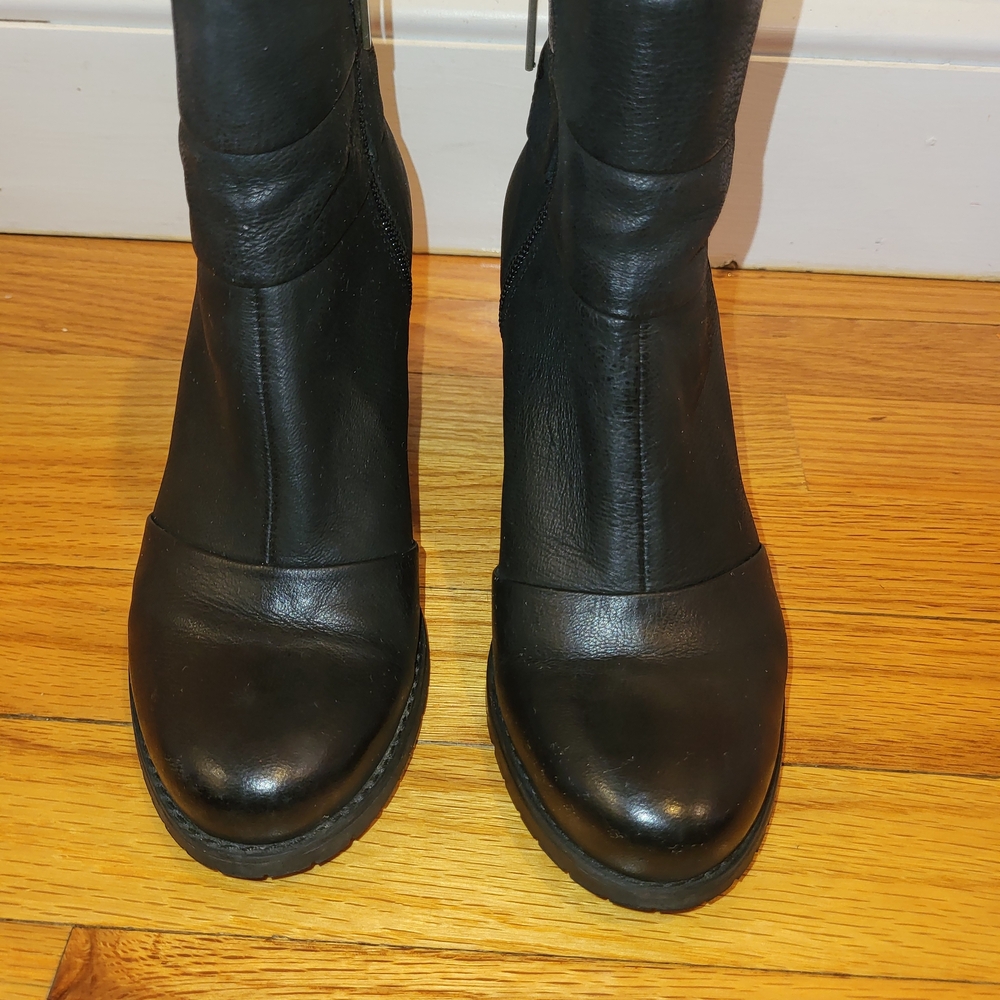 Clarks Black Ankle Booties